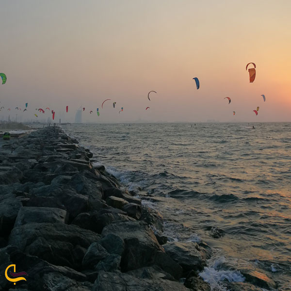 تصویری از ساحل جمیرا دبی 