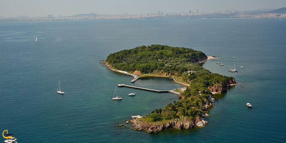 تصویری از جزیره قاشق استانبول