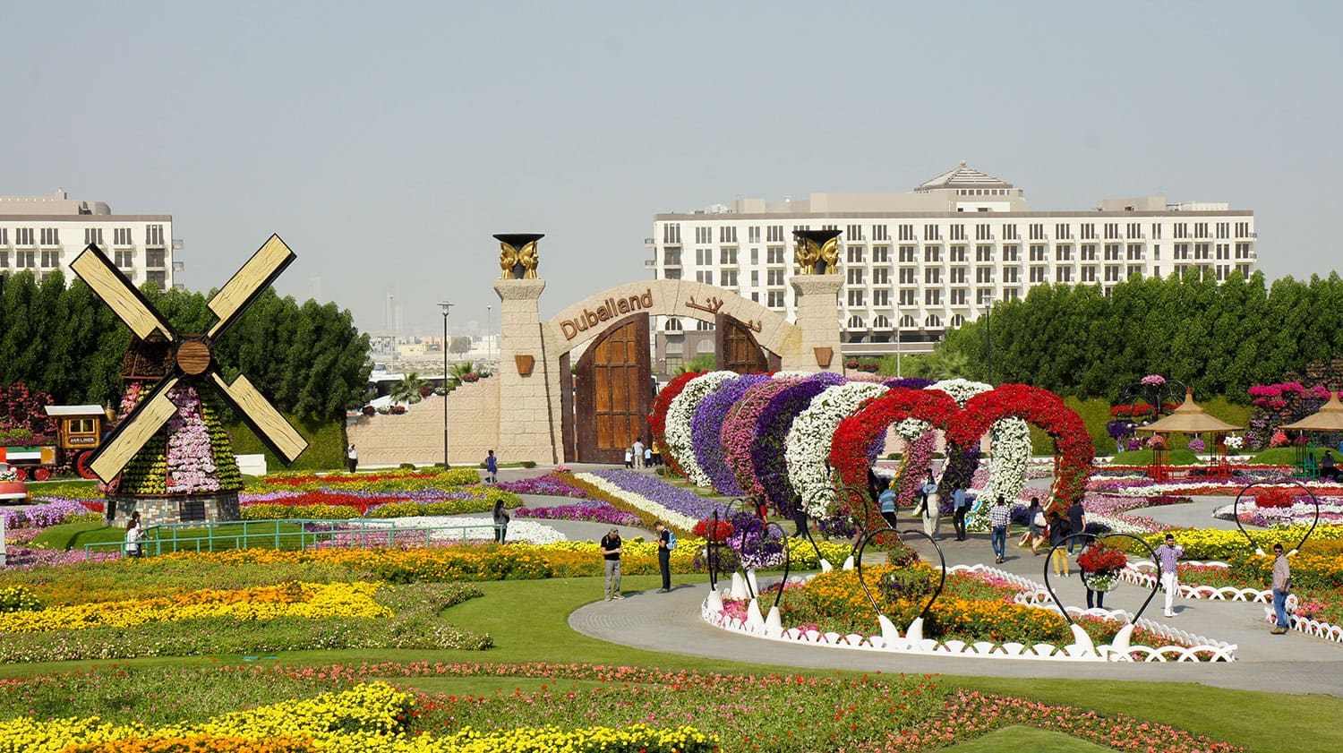 عکس باغ میراکل در دبی