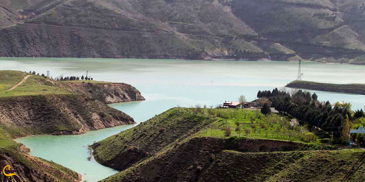 عکس دریاچه سد ملاصدرا