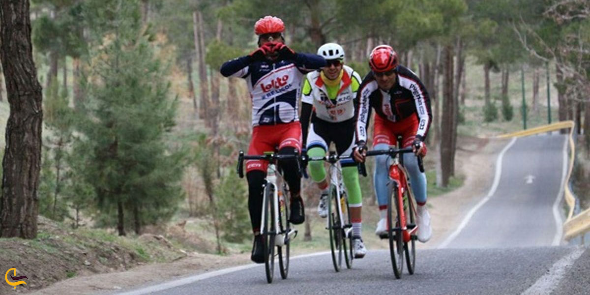 عکس پیست دوچرخه سواری بوستان نهج البلاغه