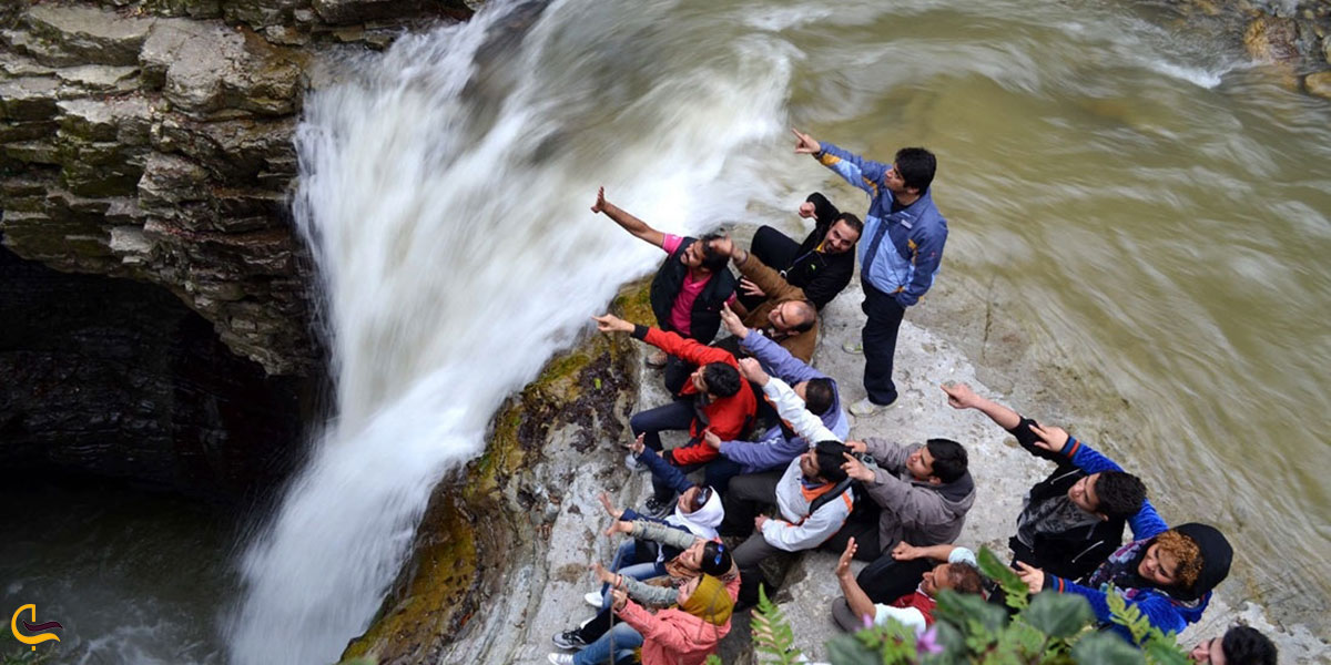 عکس عکاسی در آبشار ویسادار گیلان