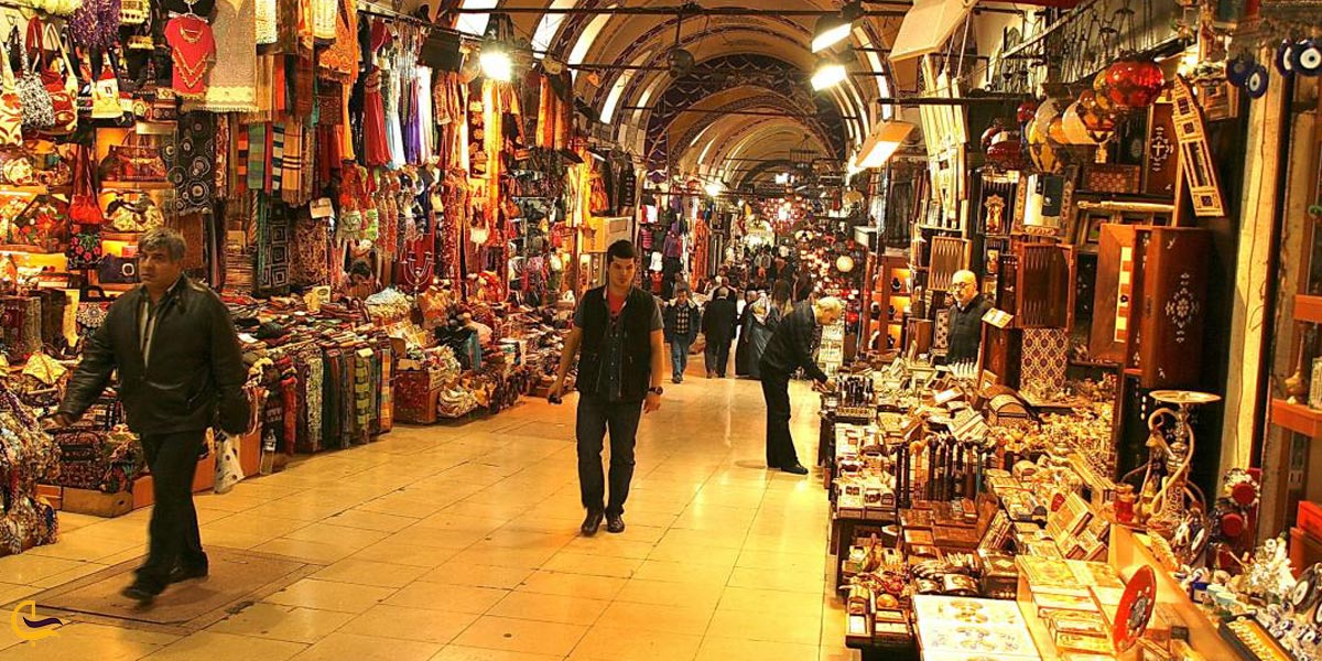 تصویری از بازار بزرگ استانبول