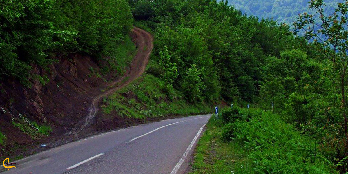 عکس مسیر جاده جواهرده
