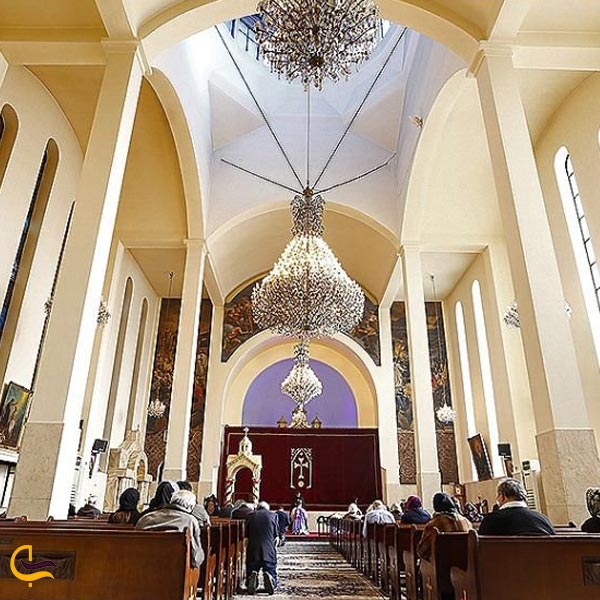 عکس از داخل کلیسای سرکیس مقدس تهران