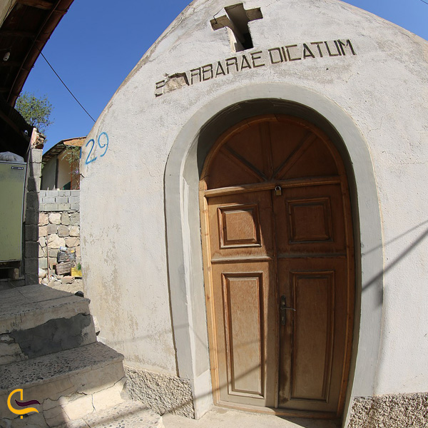نمایی از کلیسای سرخ آباد مازندران