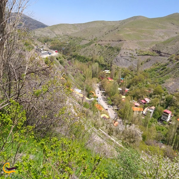 عکس فصل بهار روستای ابرده شاندیز