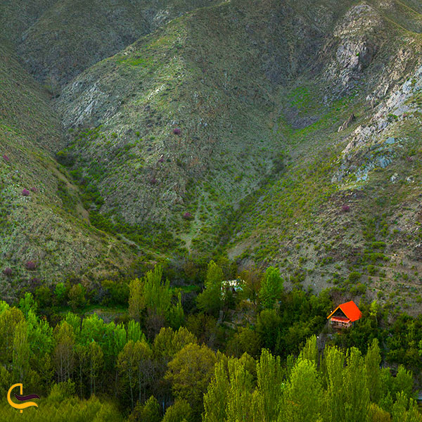 عکس فصل تابستان روستای ابرده شاندیز