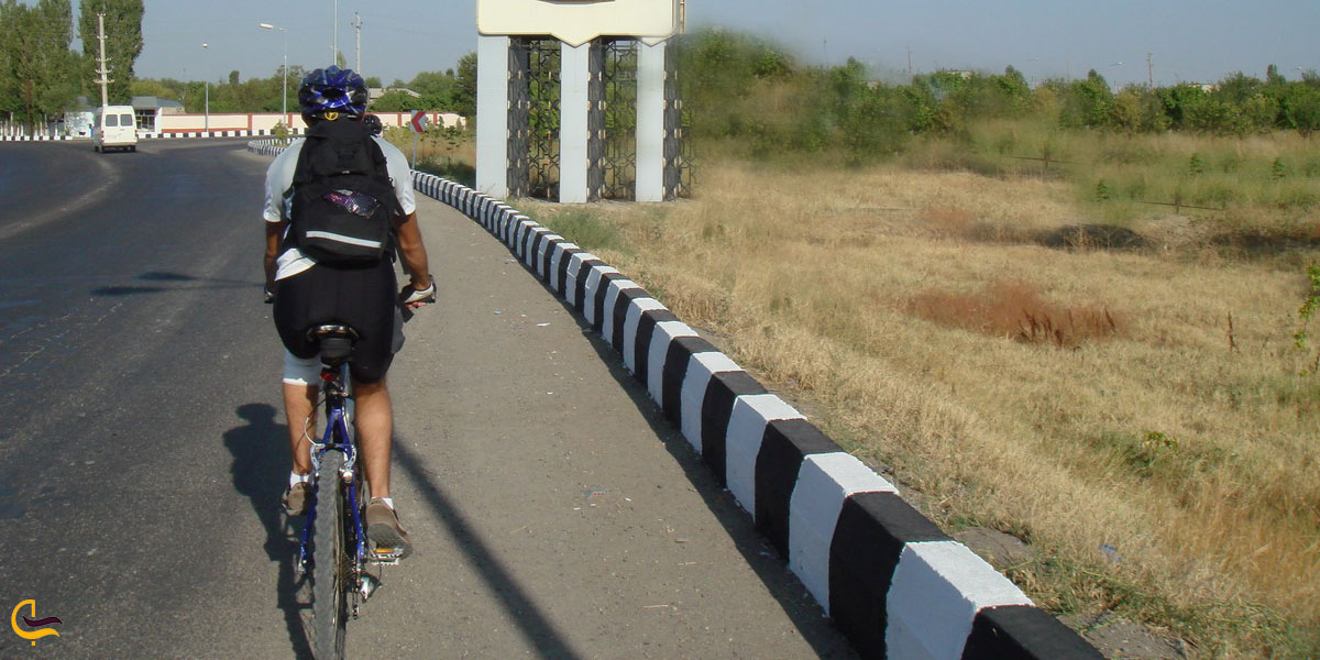 عکس مسیر دوچرخه سواری جاده لشگرک