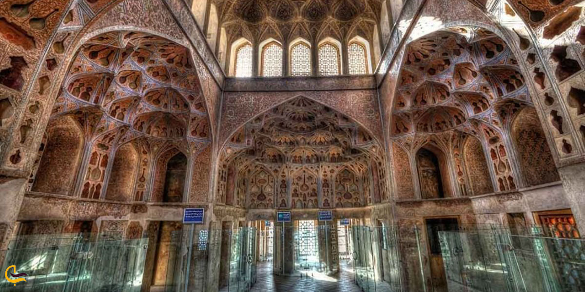 عکس آخرین طبقه عمارت عالی قاپو اصفهان