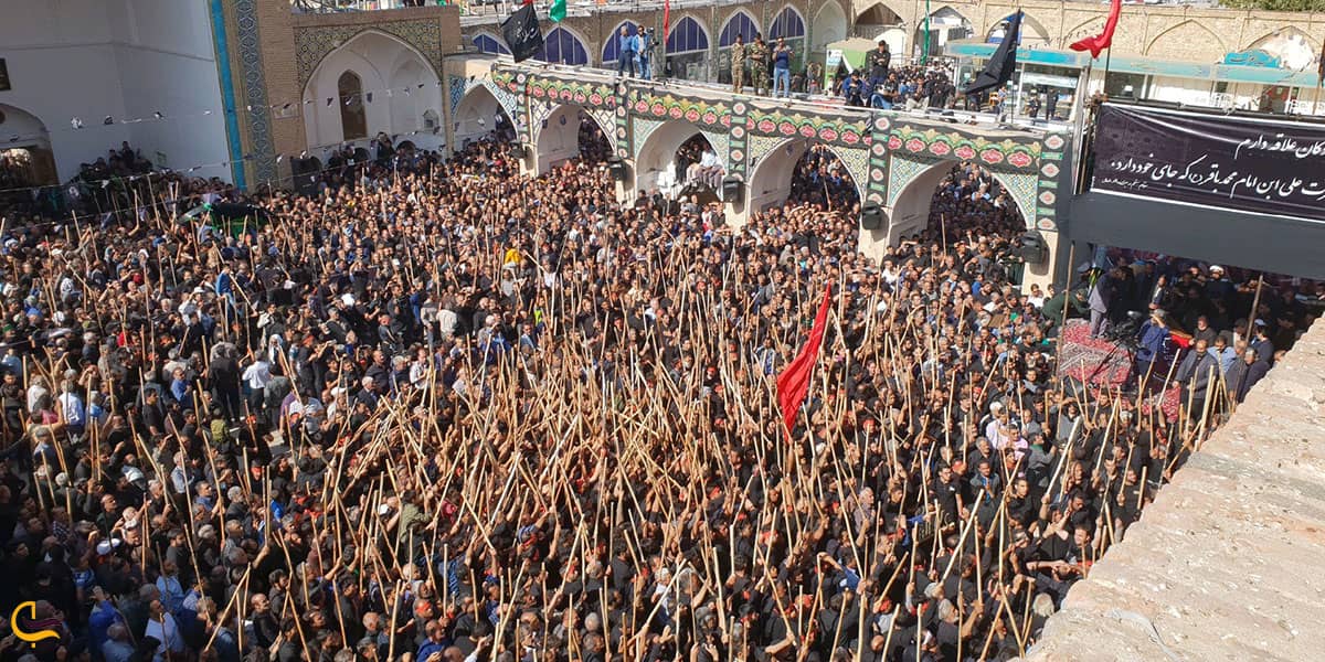 عکس مراسم سنتی مذهبی قالیشویی مشهد اردهال