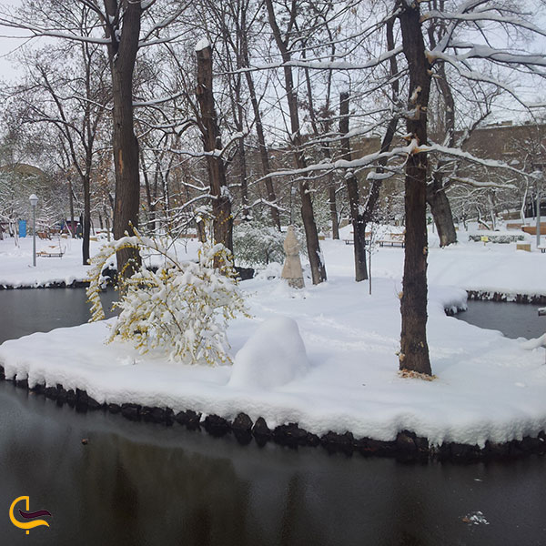 عکس فصل زمستان پارک عشاق ایروان