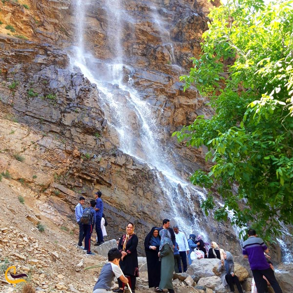 تصویری از آبشار روستای دررود