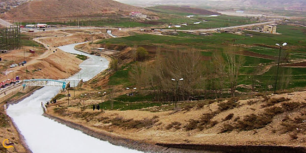 عکس پل چلگرد در کوهرنگ