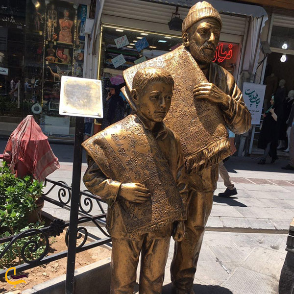 عکس مجسمه‌های خیابان تربیت تبریز