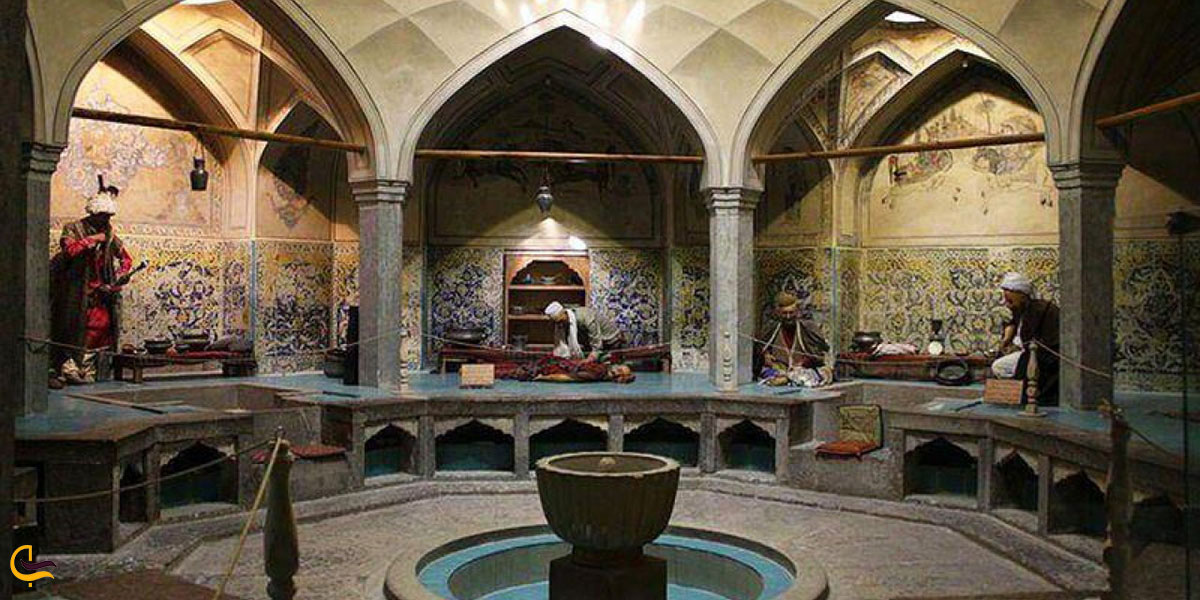 عکس معماری حمام شیخ بهایی