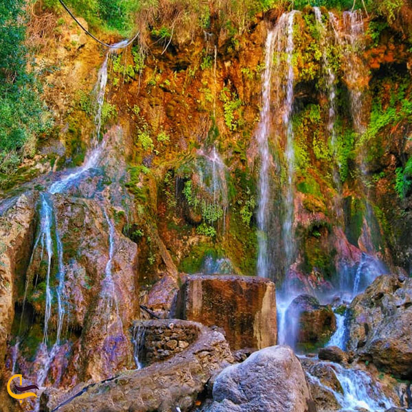 عکس آبشارهای دوقلو اخلمد