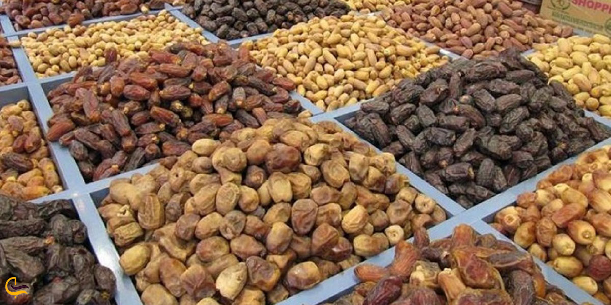عکس انواع خرما در اهواز