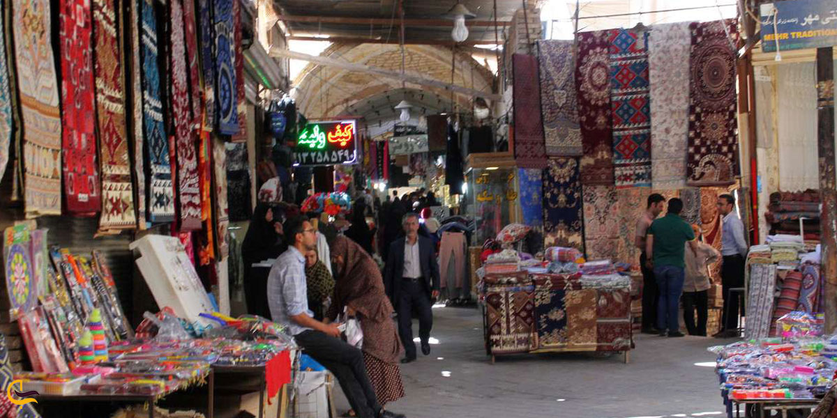 تصویری از بازار تبریزیان یزد