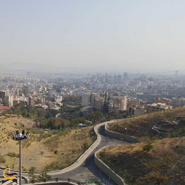 تصویری از سورتمه گلابدره تهران