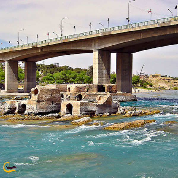 تصویری از پل شریعتی دزفول معروف به پل جدید