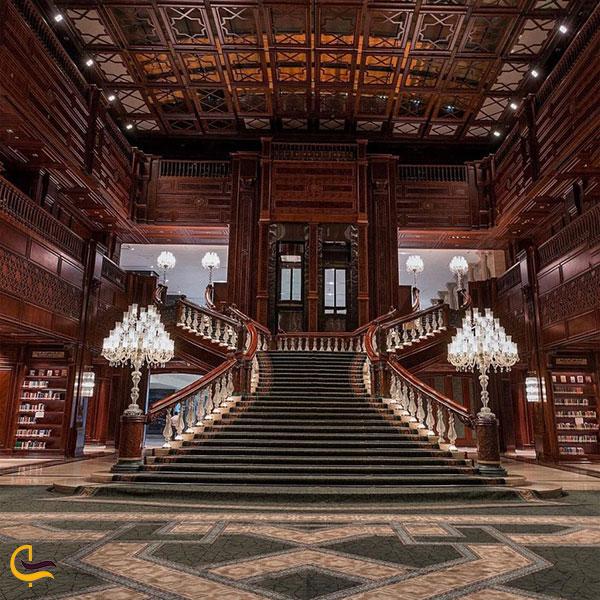 عکاسی از معماری کتابخانه ایران مال