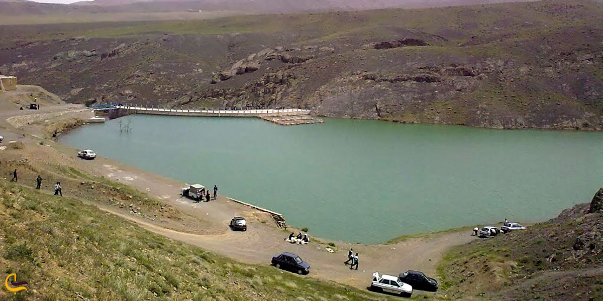 عکس دریاچه سد سنجگان قم