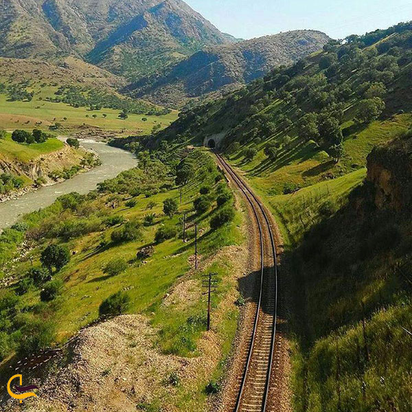مسیر خط راه آهن تهران – اهواز