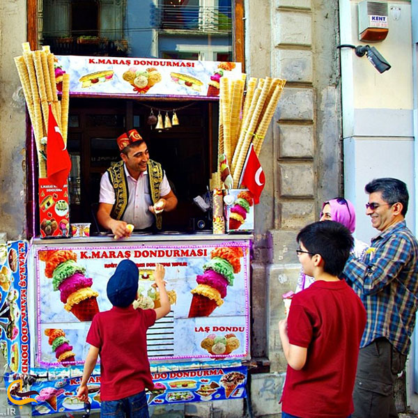 عکس بستنی ترکی