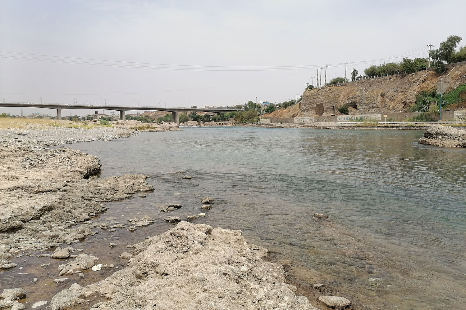 تصویری از رودخانه دز