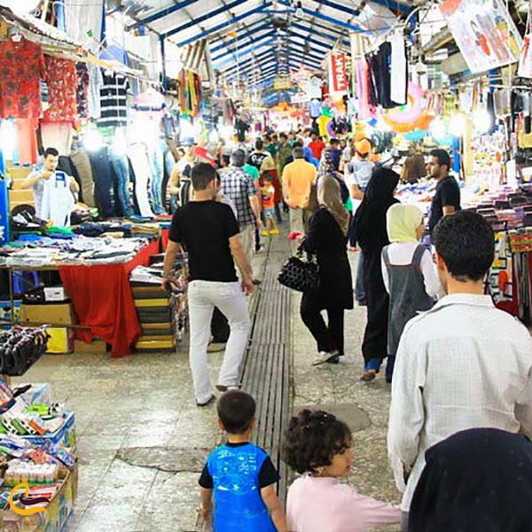 عکس بازارچه‌ای مرزی در نوردوز