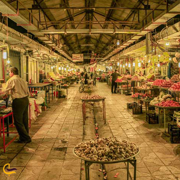 تصویری از بازار قدیم بوشهر