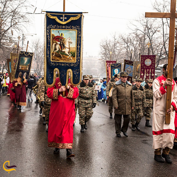 عکس جشن سنت سرکیس در ارمنستان