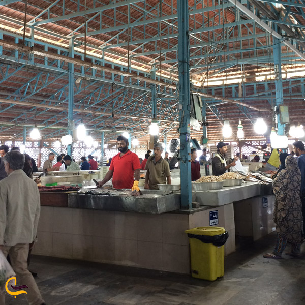 تصویری از بازار ماهی فروشان بندر عباس