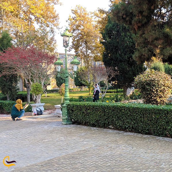عکس کاخ گلستان تهران در فصل زیبای پاییز