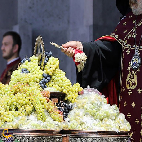 عکس جشن برکت انگور در ارمنستان
