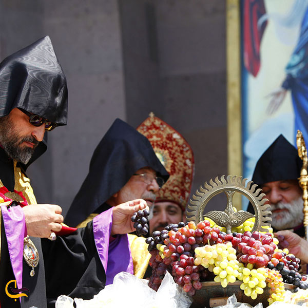 عکس جشن برکت انگور در ارمنستان