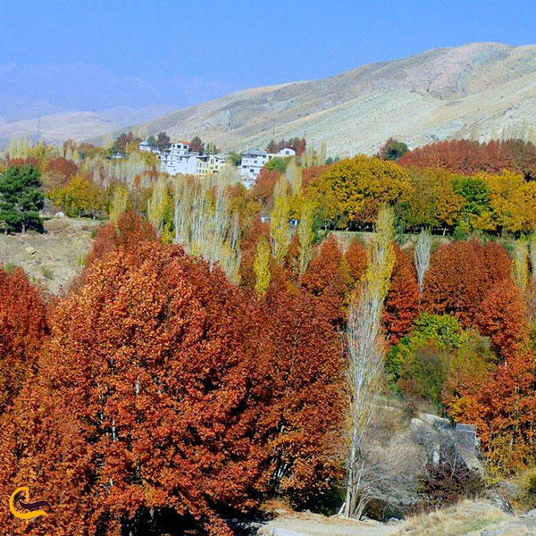 عکس روستای کردان  در فصل زیبای پاییز