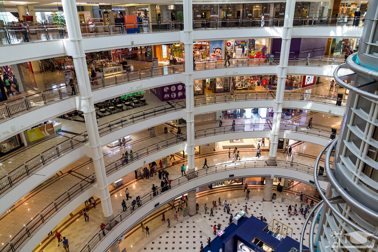 تصویری از مرکز خرید مالزی