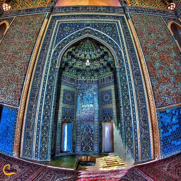 تصویری از محراب مسجد جامع یزد