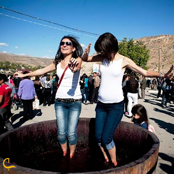 عکس جشنواره شراب در ارمنستان