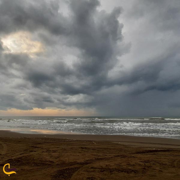 تصویری از ساحل چپکرود جویبار