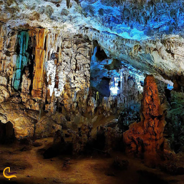 عکس غار ده شیخ در یاسوج