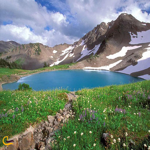 عکس دریاچه کوه گل در یاسوج