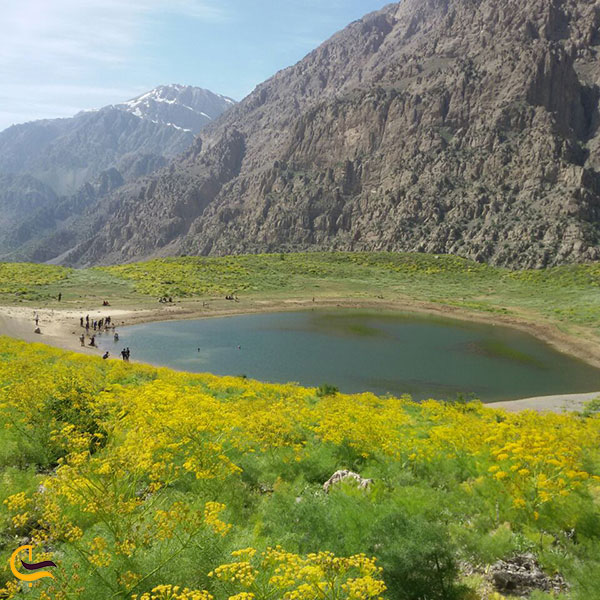 عکس دریاچه کوه گل در یاسوج