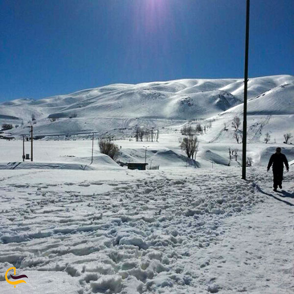عکس موقعیت پیست اسکی چلگرد در استان چهارمحال بختیاری