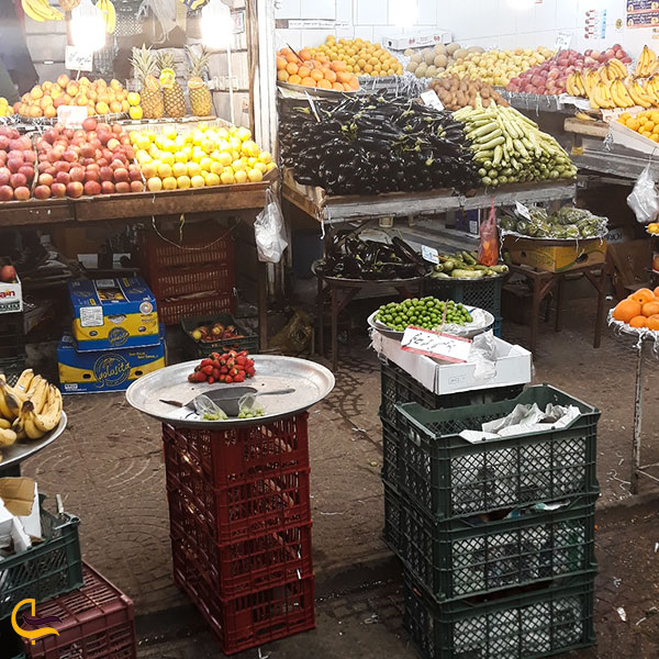عکس بازار نرگسیه و رجایی در ساری