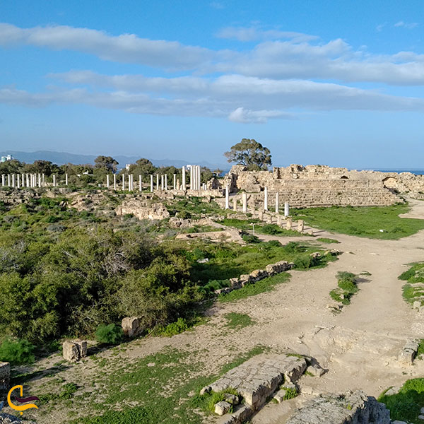 عکس شهر باستانی سالامیس در قبرس