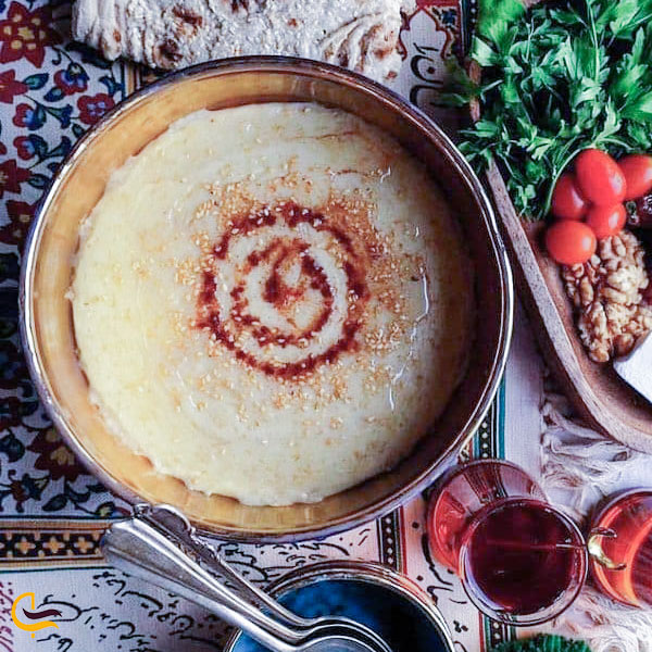 عکس غذای سنتی حلیم شیر در اصفهان