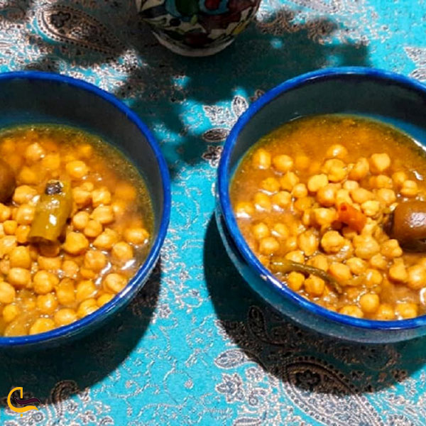 عکس غذای سنتی نخود آب در اصفهان